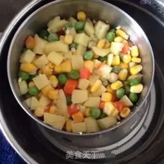 Make Cracker rice step 2
