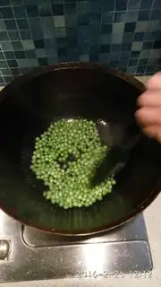 Make Blue bean shrimp step 1