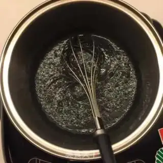 Make Black sesame ice cream step 4