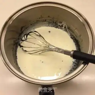 Make Black sesame ice cream step 5