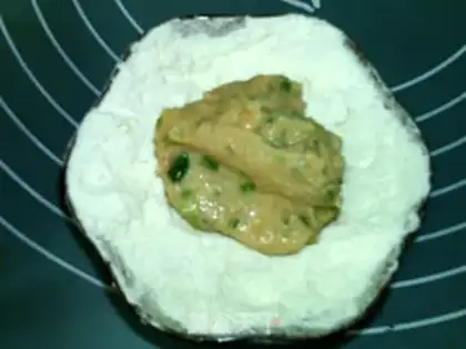 Make Soft chicken tofu pie step 11