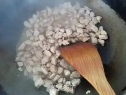 Make Porridge pork sauce step 4