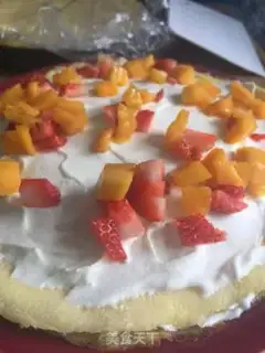 Make Strawberry mango culinary layer step 10