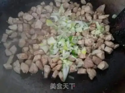 Make Porridge pork sauce step 5