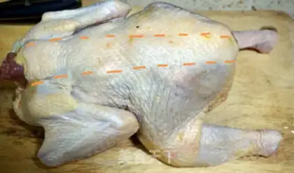 Make Roast butterflies step 1