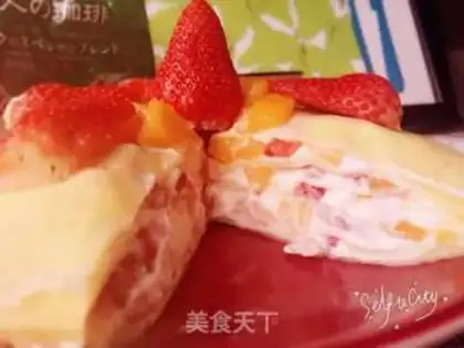 Make Strawberry mango culinary layer step 12