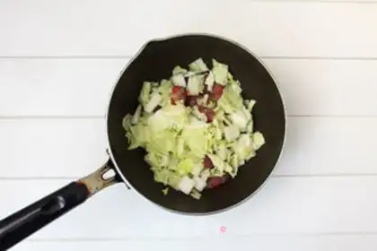 Make Soft chicken tofu pie step 17