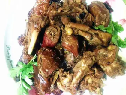 Make Spicy duck stand step 6