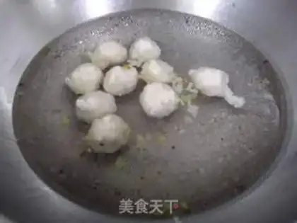 Make Squidball radish soup step 3