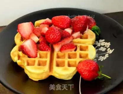 Make Cake waffles step 16