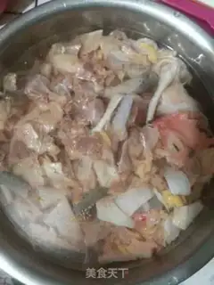Make Chicken stew mushrooms step 1