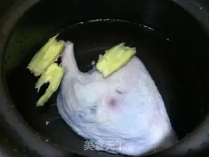 Make Tea mushrooms, duck soup step 2