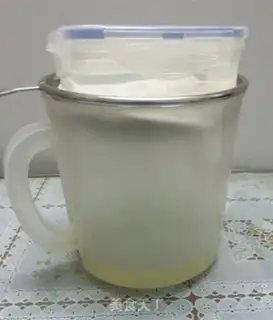 Make Homemade cream cheese step 8