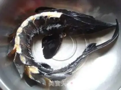 Make Fresh sturgeon step 1