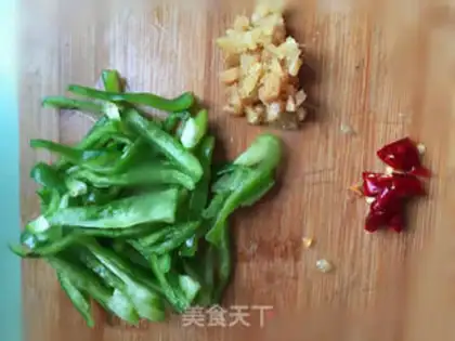 Make Clear the potatoes step 1