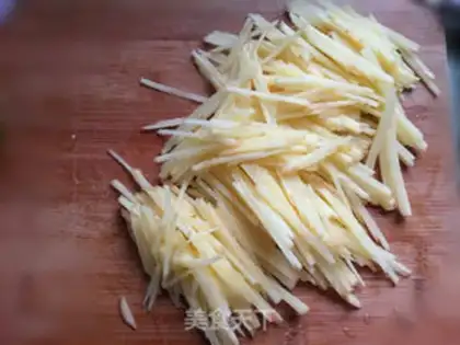 Make Clear the potatoes step 3