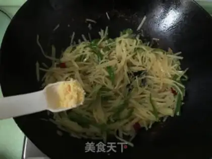 Make Clear the potatoes step 9