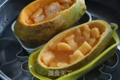 Make Sweet papaya stew step 5