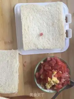 Make Toast sandwich step 2
