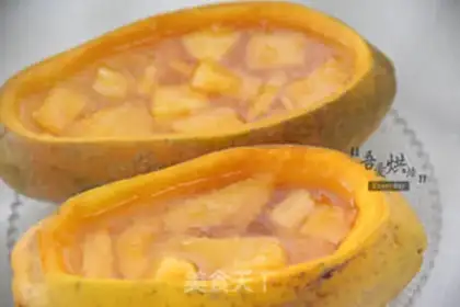 Make Sweet papaya stew step 9
