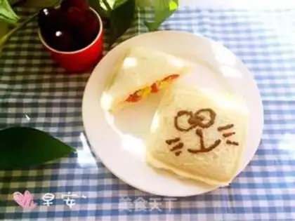 Make Toast sandwich step 5