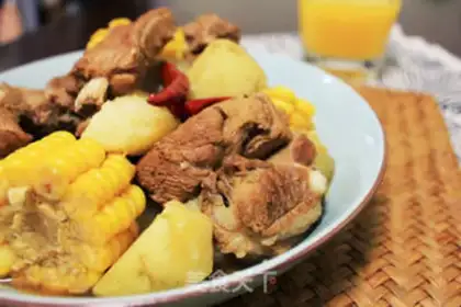 Make The curry of corn step 9
