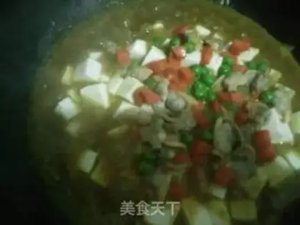 Make Curry clams and tofu step 9