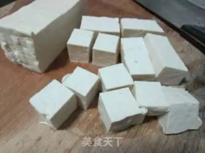Make Red burning fish tofu step 0