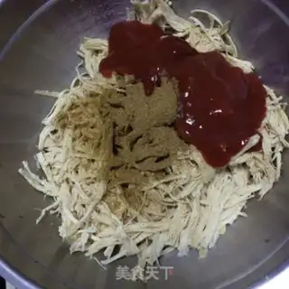 Make Low-fat chicken silk step 3
