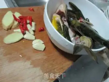 Make Red burning fish tofu step 2