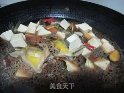 Make Red burning fish tofu step 5