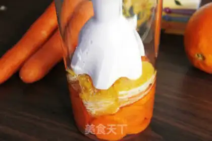 Make Carrot orange juice step 5