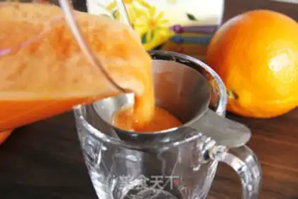 Make Carrot orange juice step 6