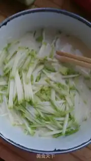 Make Squid egg pancakes step 3