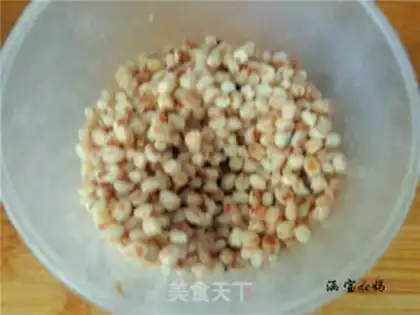 Make Porridge for the soy milk mountain step 4