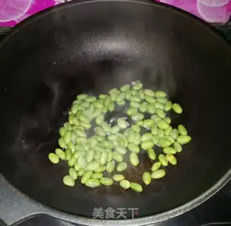Make Ham sausage cheese rice step 1