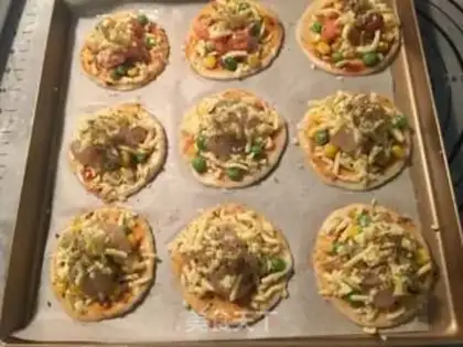 Make Mini pizza step 13