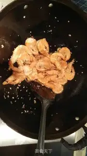 Make Garlic shrimp step 2