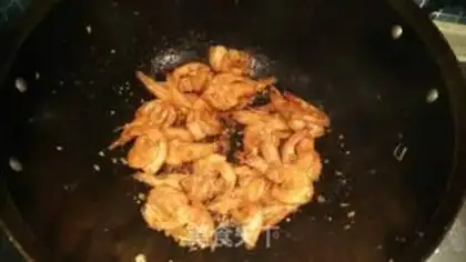 Make Garlic shrimp step 3