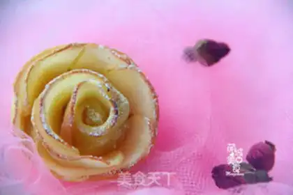 Make Apple roses step 11