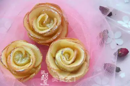 Make Apple roses step 12