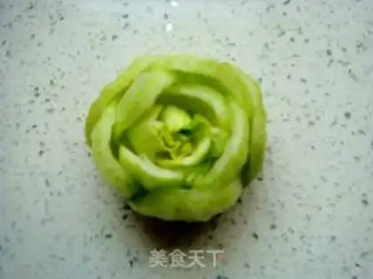 Make Emerald roses step 2