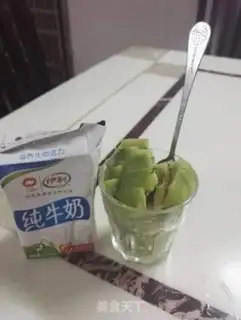 Make Strange fruit milk step 1