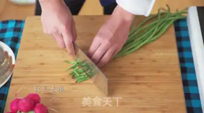 Make Shrimp salad beans step 1