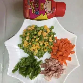 Make Bacon shrimp cheese step 2