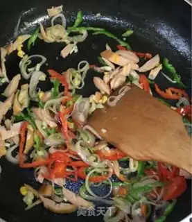 Make Fried pasta step 7