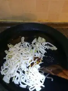 Make Shrimp ball oatmeal step 8