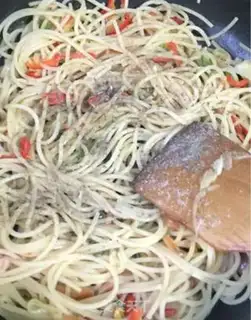 Make Fried pasta step 9