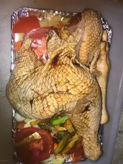 Make Roast chicken in an electric oven step 3