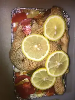 Make Roast chicken in an electric oven step 4